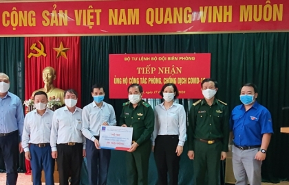 PVChem chung sức cùng bộ đội biên phòng chống dịch Covid-19